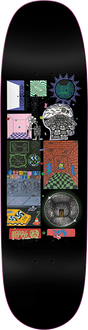 THERE MILLER RGB OVERLOAD SKATEBOARD DECK-8.5x32