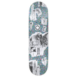 THERE PINSON FLOWERZ SKATEBOARD DECK-8.125 BLUE