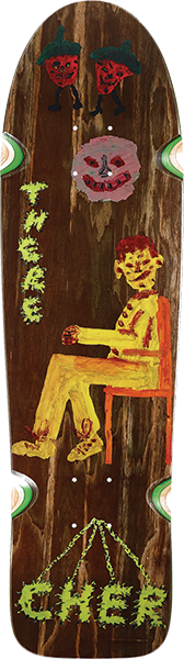 THERE STRAUBERRY GET OFF MY CASE SKATEBOARD DECK-8.67X31 WW