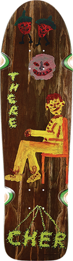 THERE STRAUBERRY GET OFF MY CASE SKATEBOARD DECK-8.67X31 WW