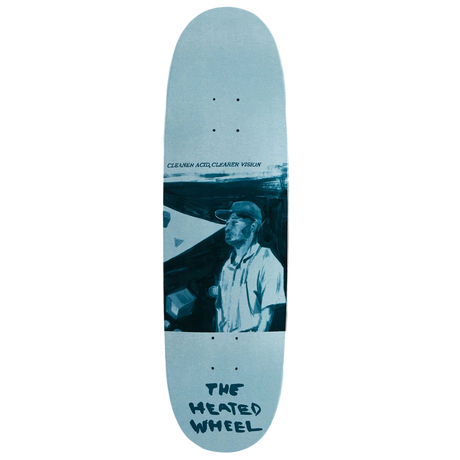 THE HEATED WHEEL CLEANER ACID EGG SKATEBOARD DECK-9.6x32 ASST