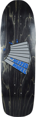 THE HEATED WHEEL SLAM TIME SKATEBOARD DECK-9.6x31.5 GREY