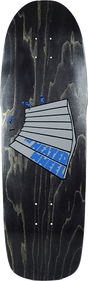 THE HEATED WHEEL SLAM TIME SKATEBOARD DECK-9.6x31.5 GREY