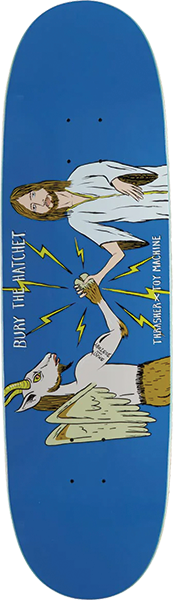 TOY MACHINE BURY THE HATCHET EGG SKATEBOARD DECK-8.88x31.5 with grip