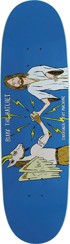 TOY MACHINE BURY THE HATCHET EGG SKATEBOARD DECK-8.88x31.5 with grip
