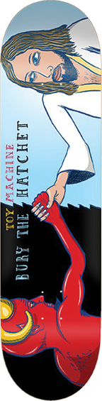 TOY MACHINE BURY THE HATCHET SKATEBOARD DECK-8.25