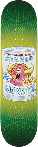 TOY MACHINE CANNED MONSTER SKATEBOARD DECK-8.0