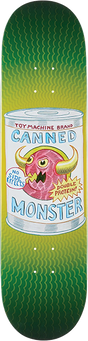 TOY MACHINE CANNED MONSTER SKATEBOARD DECK-8.0