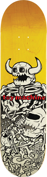 TOY MACHINE DEAD MONSTER SKATEBOARD DECK-8.5 ASSORTED