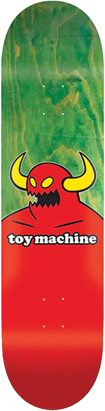 TOY MACHINE MONSTER SKATEBOARD DECK-7.5 ASSORTED