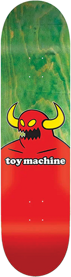 TOY MACHINE MONSTER SKATEBOARD DECK-7.5 ASSORTED