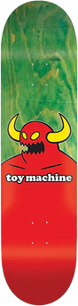 TOY MACHINE MONSTER SKATEBOARD DECK-7.5 ASSORTED