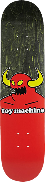 TOY MACHINE MONSTER LG SKATEBOARD DECK-8.12 ast.veneers