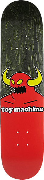 TOY MACHINE MONSTER LG SKATEBOARD DECK-8.12 ast.veneers