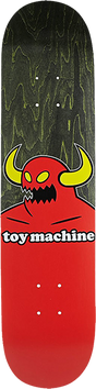 TOY MACHINE MONSTER LG SKATEBOARD DECK-8.12 ast.veneers