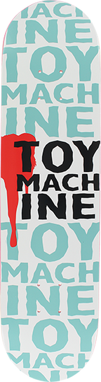 TOY MACHINE NEW BLOOD SKATEBOARD DECK-7.62