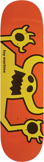 TOY MACHINE ORIGINAL MONSTER SKATEBOARD DECK 8.5 RED/YEL