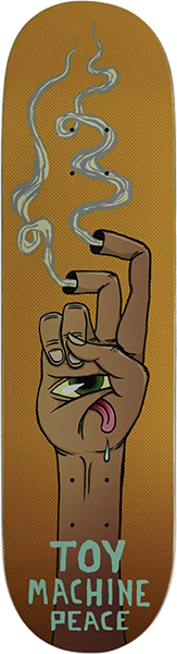 TOY MACHINE PEACE SKATEBOARD DECK-8.25
