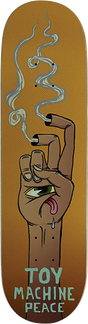 TOY MACHINE PEACE SKATEBOARD DECK-8.25