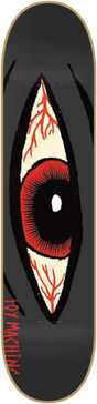 TOY MACHINE SECT EYE BLOODSHOT SKATEBOARD DECK-8.12