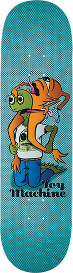 TOY MACHINE TURTLE BOY FIGHT SKATEBOARD DECK 8.25