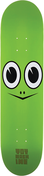 TOY MACHINE TURTLE FACE MINI SKATEBOARD DECK-7.38 GREEN