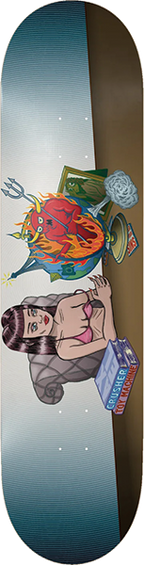 TOY MACHINE CRUYSBERGHS GLOBE SKATEBOARD DECK-8.38