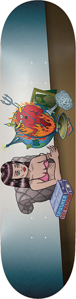 TOY MACHINE CRUYSBERGHS GLOBE SKATEBOARD DECK-8.38