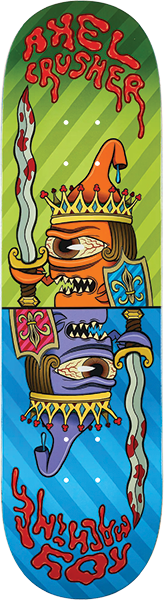 TOY MACHINE CRUYSBERGHS KING CARD SKATEBOARD DECK 8.38