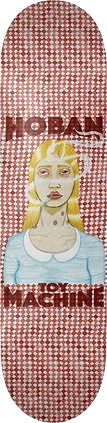 TOY MACHINE HOBAN GIRL SKATEBOARD DECK 8.38