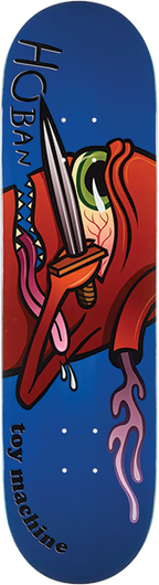 TOY MACHINE HOBAN VENGEANCE SKATEBOARD DECK-8.38