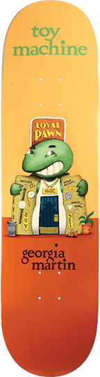 TOY MACHINE MARTIN ROADSIDE SKATEBOARD DECK-8.25