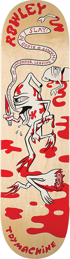 TOY MACHINE ROWLEY SLAYER SKATEBOARD DECK-8.5