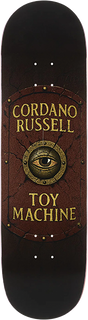 TOY MACHINE RUSSELL FAITH SKATEBOARD DECK-8.75