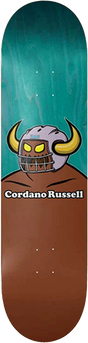 TOY MACHINE RUSSELL HOLY SPIRIT SKATEBOARD DECK-8.5 ASST/BROWN