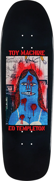 TOY MACHINE TEMPLETON GRAFFITI SKATEBOARD DECK 9.5