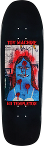 TOY MACHINE TEMPLETON GRAFFITI SKATEBOARD DECK 9.5