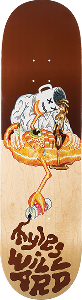 TOY MACHINE WILLARD FORCED COFFEE SKATEBOARD DECK-8.5