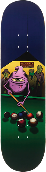 TOY MACHINE WILLARD HUSTLER SKATEBOARD DECK-8.25
