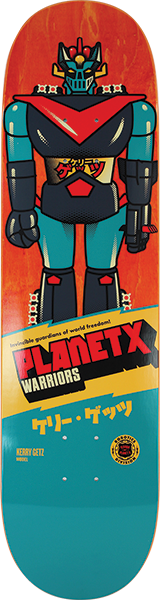 TOPX GETZ ROBOTICS DIVISION SKATEBOARD DECK-8.25