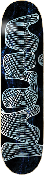 VINYL SPIRAL SKATEBOARD DECK-8.25 BLUE MARBLE