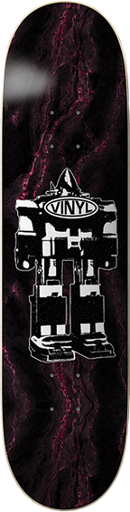 VINYL SPIRAL SKATEBOARD DECK-8.38 ROBOT MARBLE