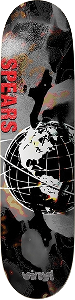 VINYL SPEARS GLOBE SKATEBOARD DECK-8.25