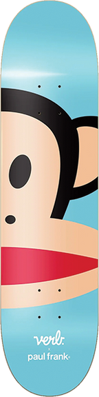 VERB PAUL FRANK JULIUS HEAD(RIGHT) SKATEBOARD DECK 8.25