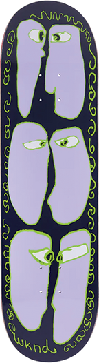 WKND ENZYME BEEF SKATEBOARD DECK-8.5 BLACK BASALT