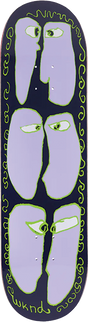 WKND ENZYME BEEF SKATEBOARD DECK-8.5 BLACK BASALT