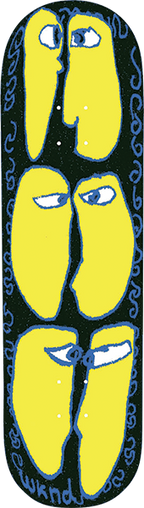WKND ENZYME BEEF SKATEBOARD DECK-8.25 MC BLACK BASALT