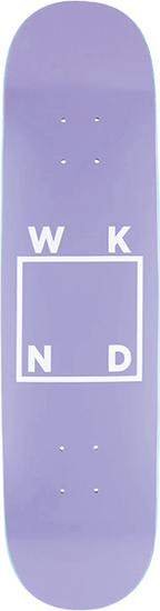 WKND LOGO SKATEBOARD DECK-7.75 LAVENDER