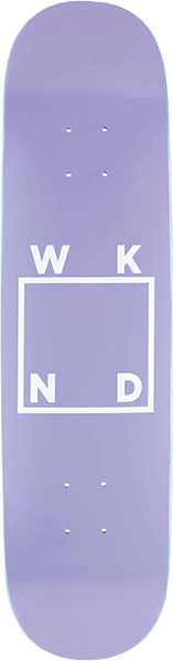 WKND LOGO SKATEBOARD DECK-7.75 LAVENDER