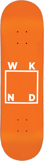 WKND LOGO SKATEBOARD DECK-8.12 ORANGE